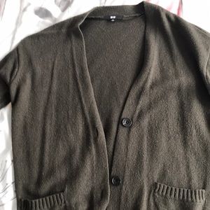 Uniqlo button down cardigan